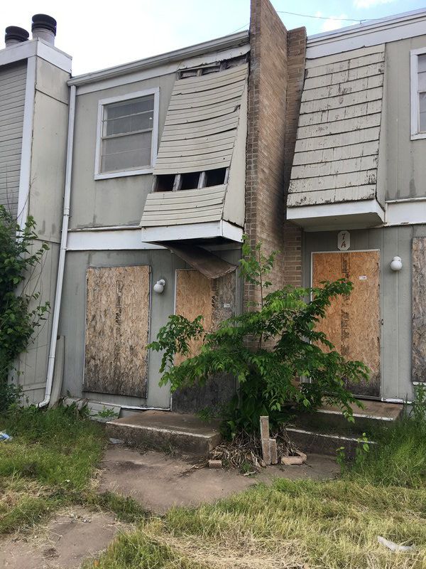 Buildings on west Maple marked for demolition